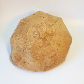 Fabrikk Cork Baker Boy Hat | Natural Bark | Vegan 'Leather'