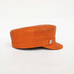 Fabrikk Cork 'Love Train' Hat | Orange | Vegan Leather