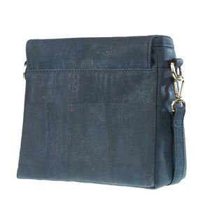 Fabrikk VELA Cork LED Handbag  | Navy Blue | Vegan Leather