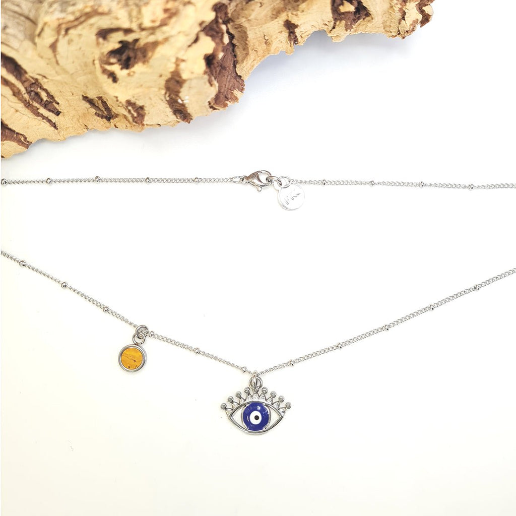 Fabrikk Evil Eye Pendant Necklace | Eco Cork