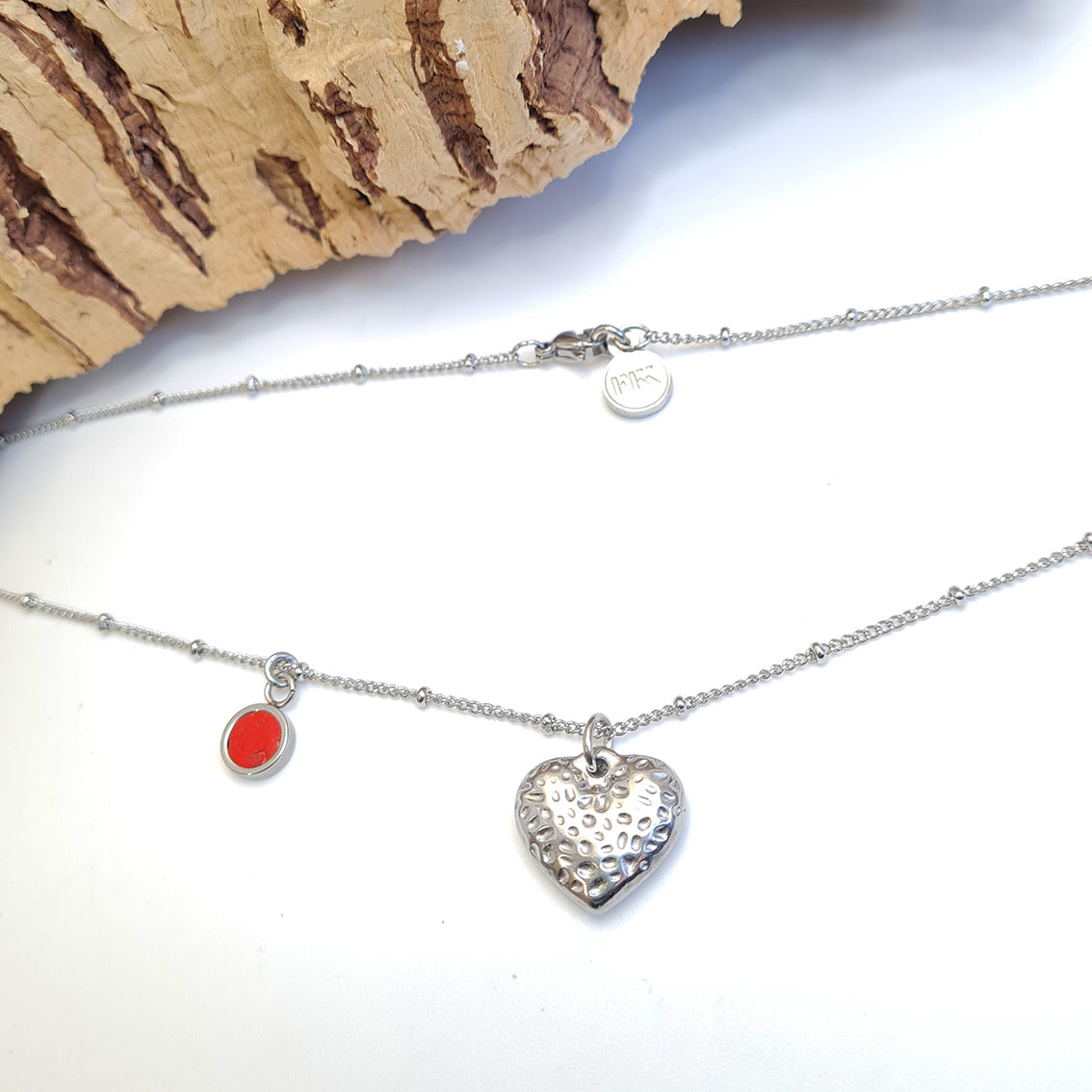 Fabrikk Full Heart Pendant Necklace | Eco Cork
