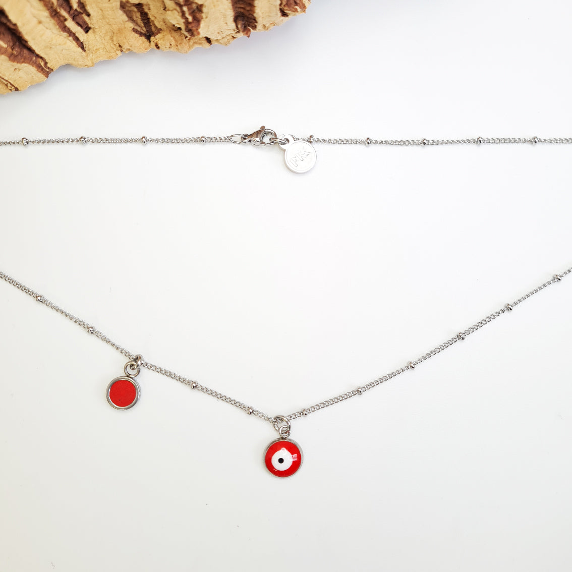 Fabrikk Red Eye Pendant Necklace | Eco Cork