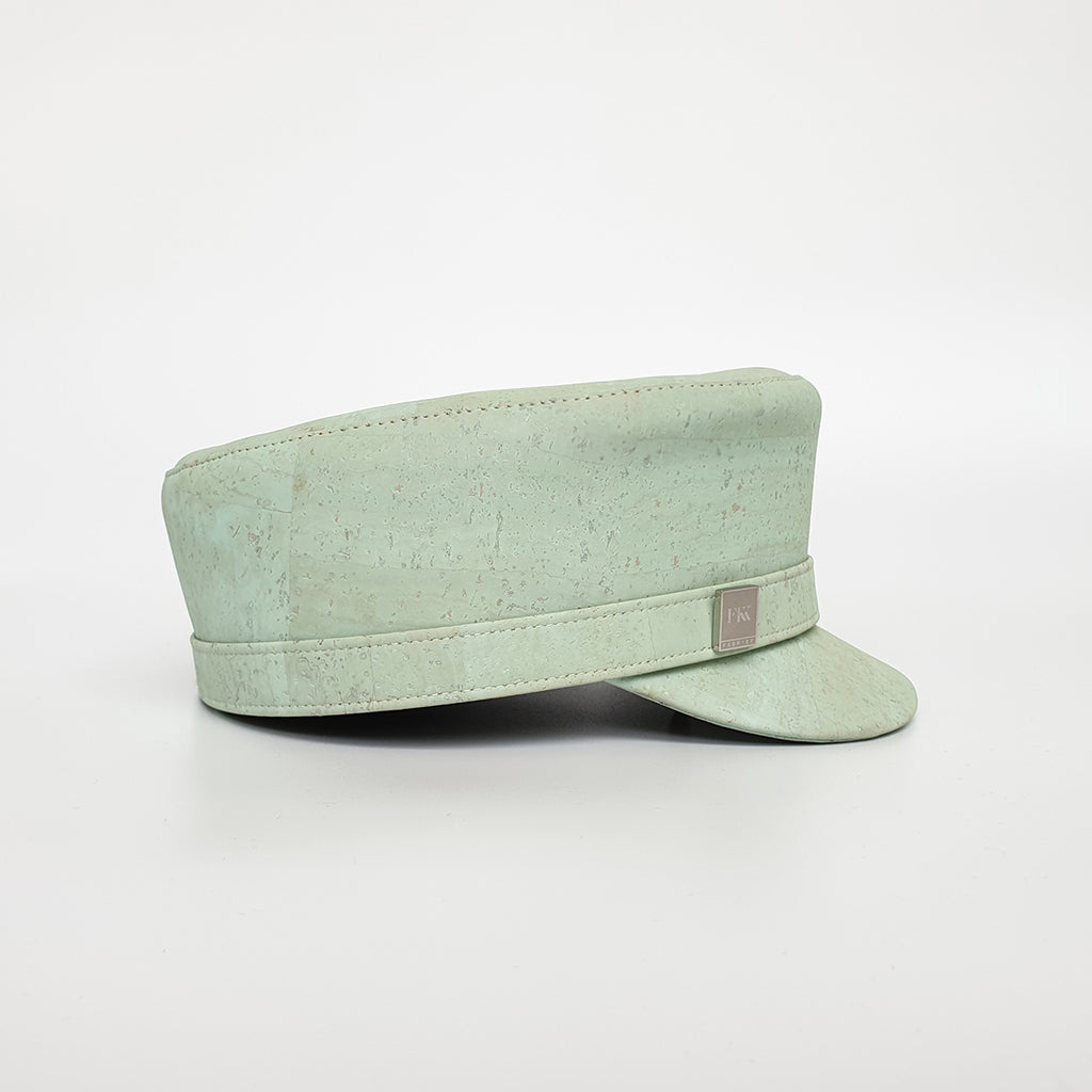 Fabrikik Cork 'Love Train' Hat | Mint Green | Vegan Leather