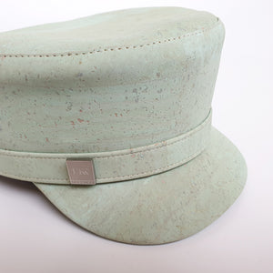Fabrikik Cork 'Love Train' Hat | Mint Green | Vegan Leather