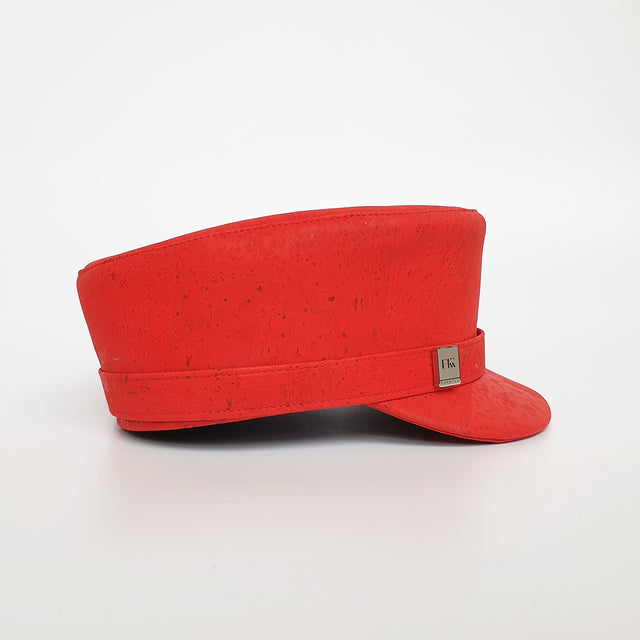 Fabrikk Cork 'Love Train' Hat | Red | Vegan Leather