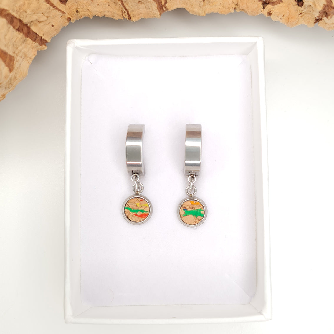 eco cork earrings