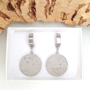 Fabrikk 1 Small Planet Earrings | Grey Area | Vegan Leather