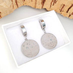 Fabrikk 1 Small Planet Earrings | Grey Area | Vegan Leather