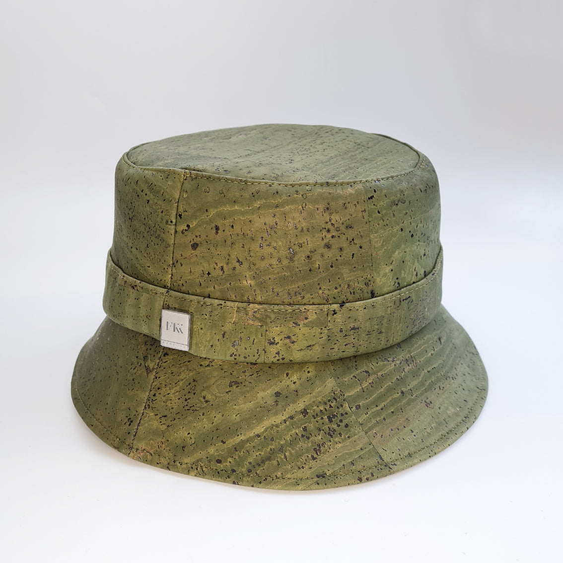 FABRIKK Montecristo Eco Cork Bucket Hat | Army Green | Vegan Hat