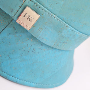 FABRIKK Montecristo Eco Cork Bucket Hat | Bahama Blue | Vegan Hat