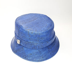 FABRIKK Montecristo Eco Cork Bucket Hat | Electric Blue | Vegan Hat