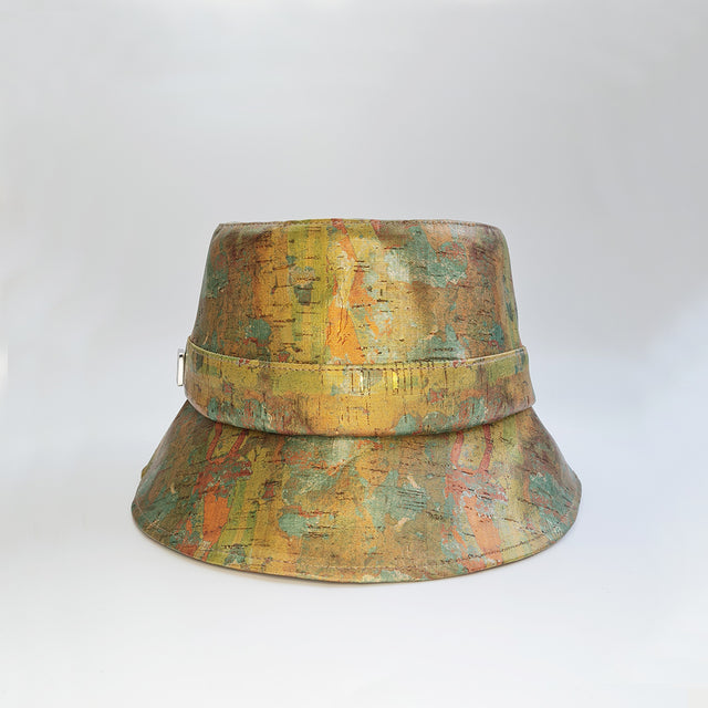 vegan cork bucket hat