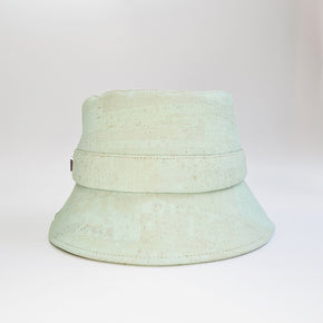 mint green eco cork bucket hat