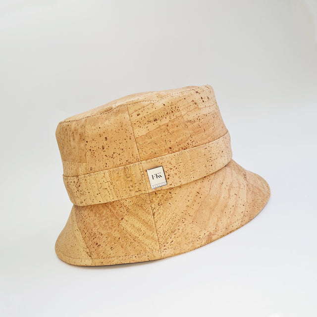 FABRIKK Montecristo Eco Cork Bucket Hat | Natural Bark | Vegan Hat