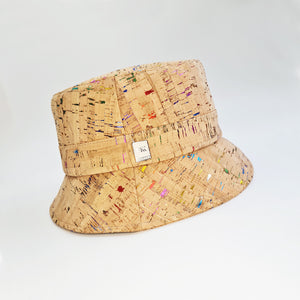 vegan cork bucket hat