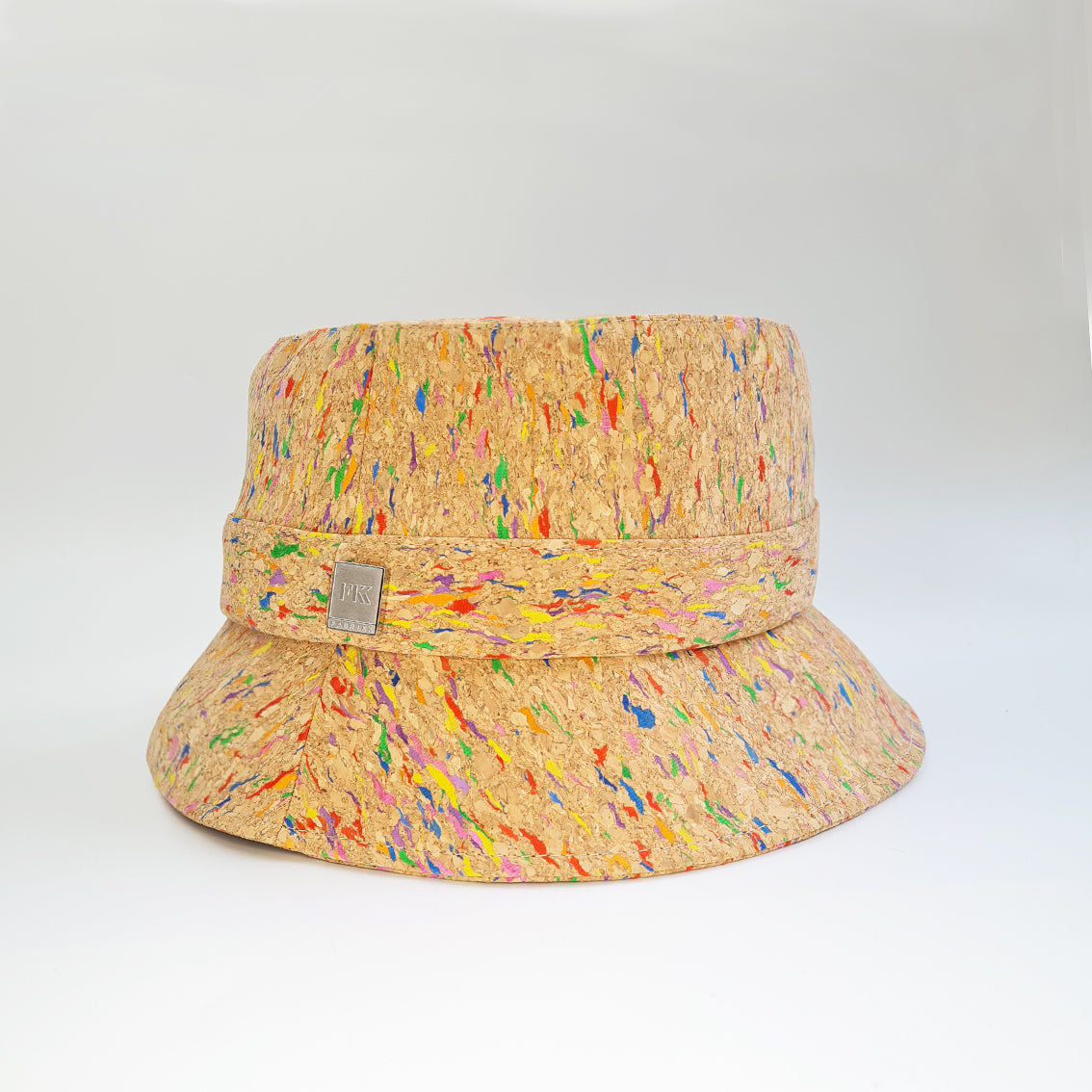 FABRIKK Montecristo Eco Cork Bucket Hat Natural Rainbow Fleck Vega