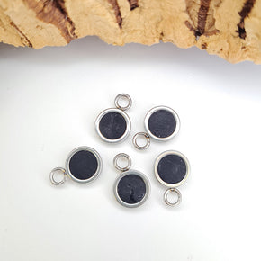 Fabrikk Black Heart Eye Pendant Necklace | Eco Cork