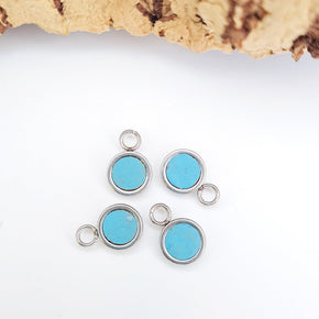 Fabrikk Blue Heart Eye Pendant Necklace | Eco Cork