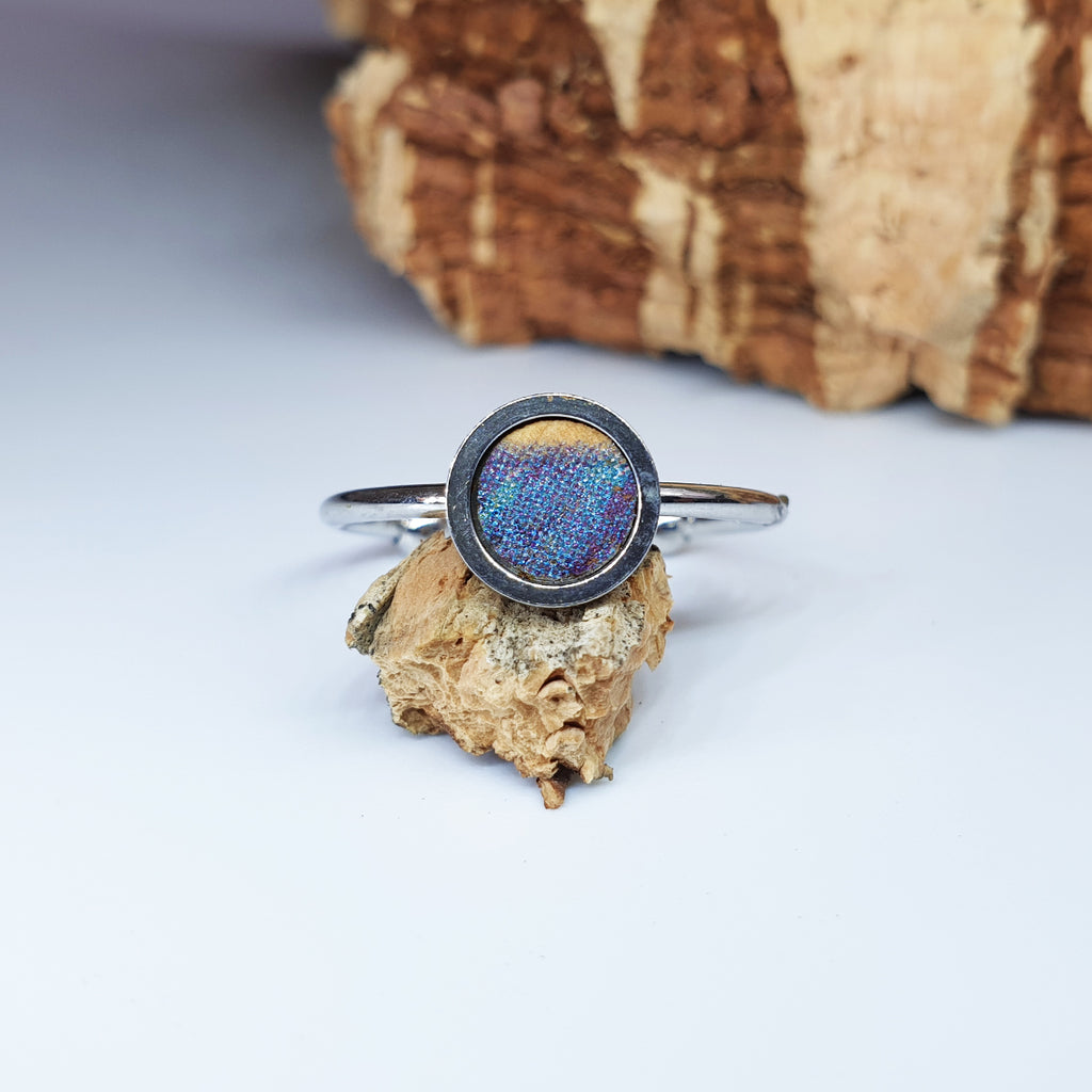 Fabrikk 1 Planet Stacking Ring | Medium | Cosmic Splash Purple | Vegan Leather