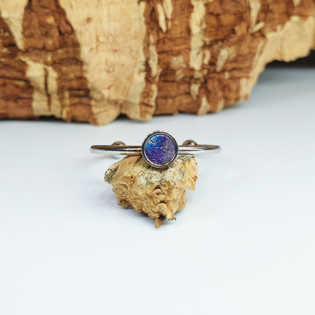 Fabrikk 1 Planet Stacking Ring | Small |  Cosmic Splash Purple | Vegan Leather
