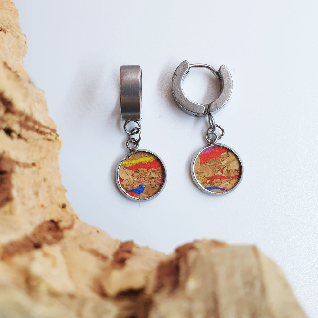 eco cork earrings