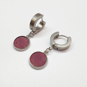 Fabrikk 1 Dwarf Planet Earrings | Purple Music | Vegan Leather