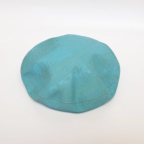 Fabrikk Cork Beret | Bahama Blue | Vegan leather