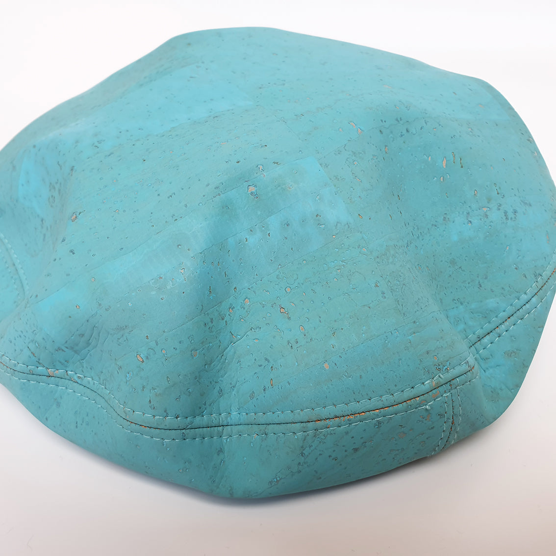 Fabrikk Cork Beret | Bahama Blue | Vegan leather