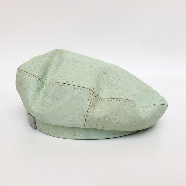 Fabrikk Cork Beret | Mint | Vegan leather