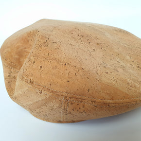 Fabrikk Cork Beret | Natural Bark | Vegan Leather