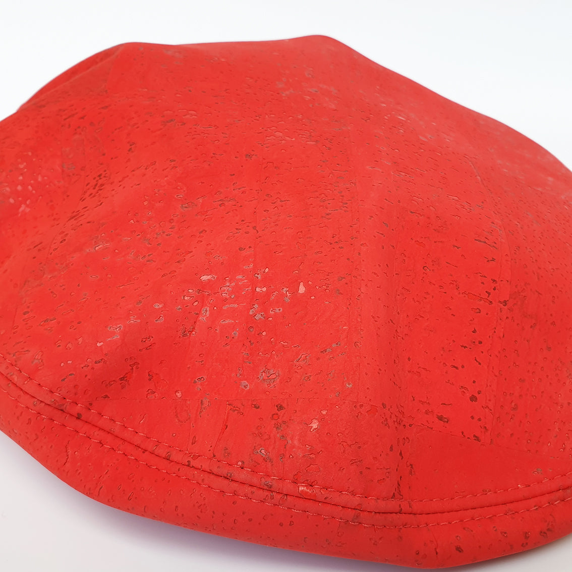 Fabrikk Cork Beret | Red | Vegan Leather