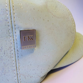 Fabrikk Cork Baker Boy Hat | Mint Green  | Vegan Leather