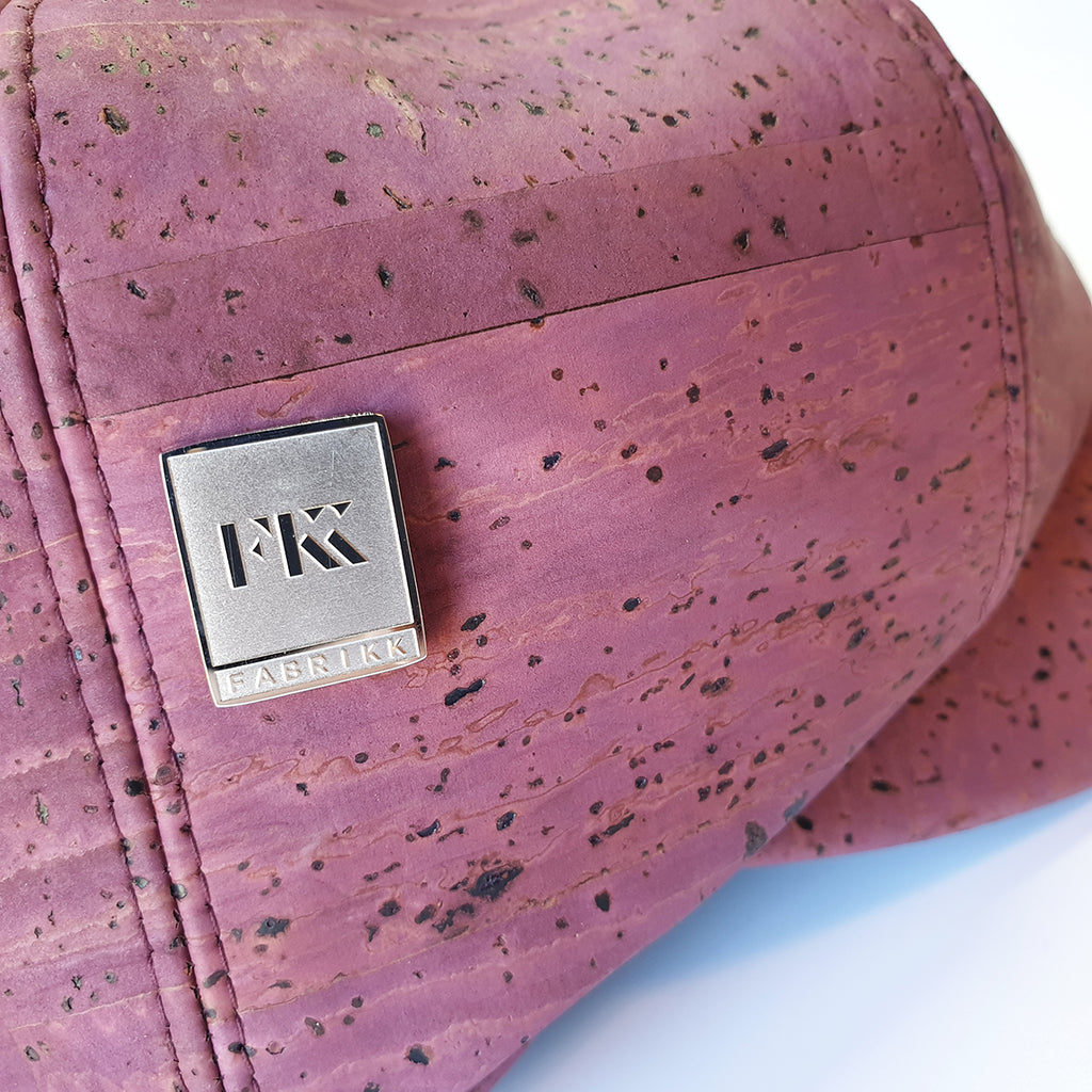 Fabrikk Cork Baker Boy Hat | Purple Music | Vegan Leather