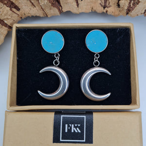 moon earrings