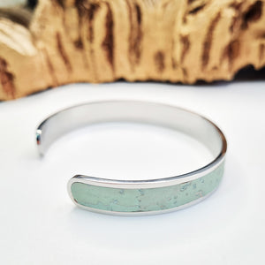 Fabrikk Eco Cork Bangle | Mint Green