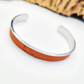 Fabrikk Eco Cork Bangle | Orange