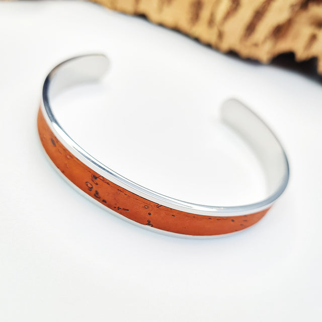 Fabrikk Eco Cork Bangle | Orange