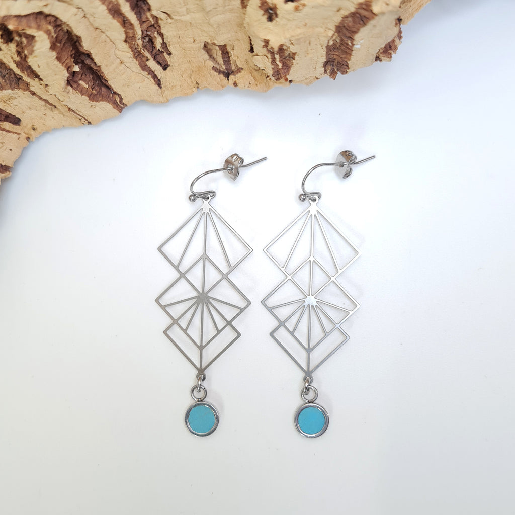 Fabrikk Deco Laser-cut Earrings | Eco Cork