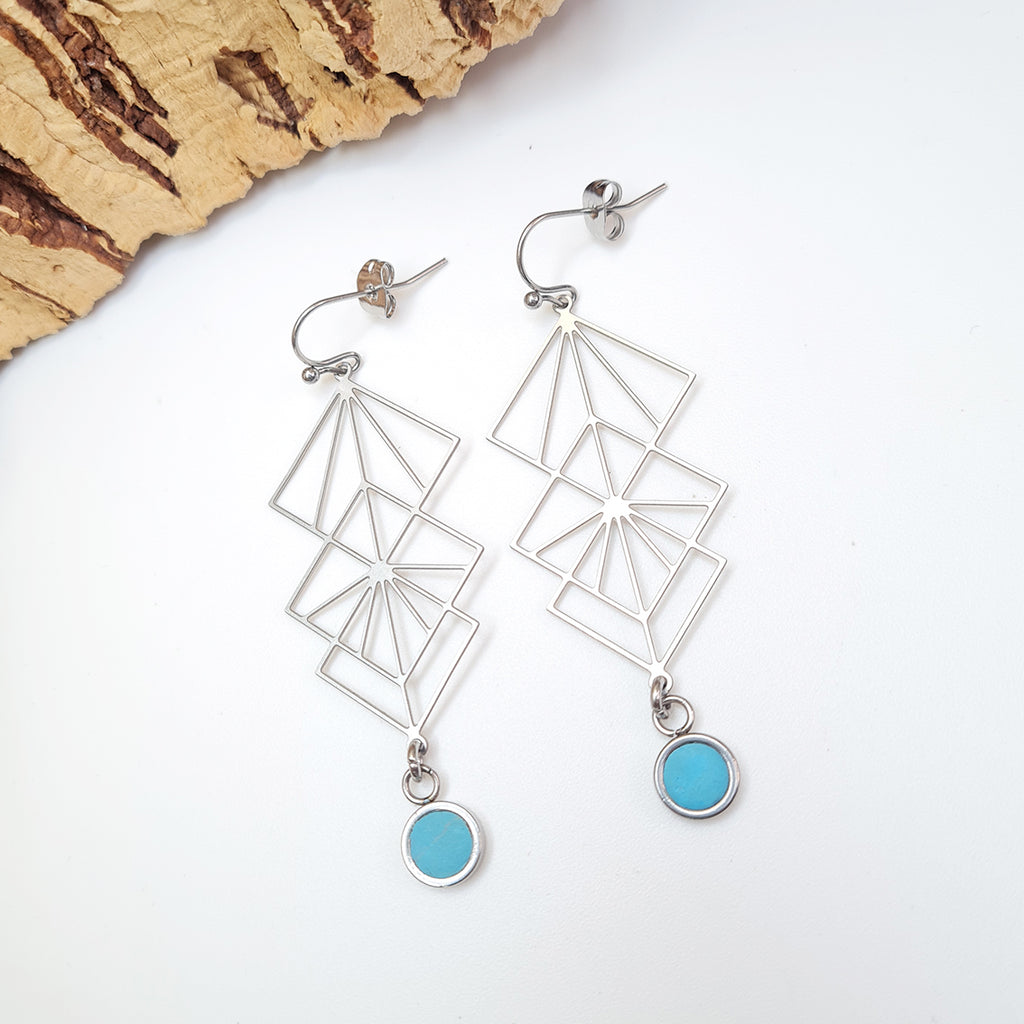 Fabrikk Deco Laser-cut Earrings | Eco Cork