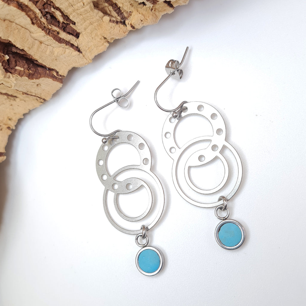 Fabrikk Figure Of 8 Laser-cut Earrings | Eco Cork