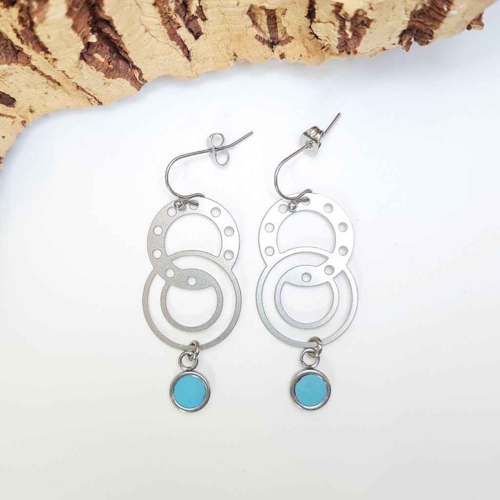 Fabrikk Figure Of 8 Laser-cut Earrings | Eco Cork