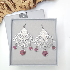 Fabrikk Octopus-ear's Laser-cut Earrings | Eco Cork