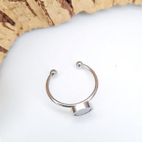 Fabrikk 1 Planet Stacking Ring | Medium | Grey Area |  Vegan Leather