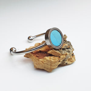 Fabrikk 1 Planet Stacking Ring Set | Small-Medium-Large | Bahama Blue | Vegan Leather