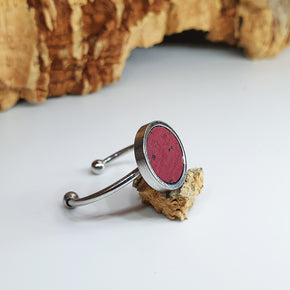 Fabrikk 1 Planet Stacking Ring Set | Small-Medium-Large | Burgundy Love | Vegan Leather