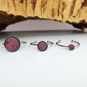 eco cork stacking ring set