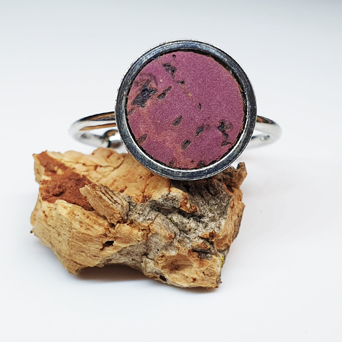Fabrikk 1 Planet Stacking Ring | Large | Purple Music | Vegan Leather