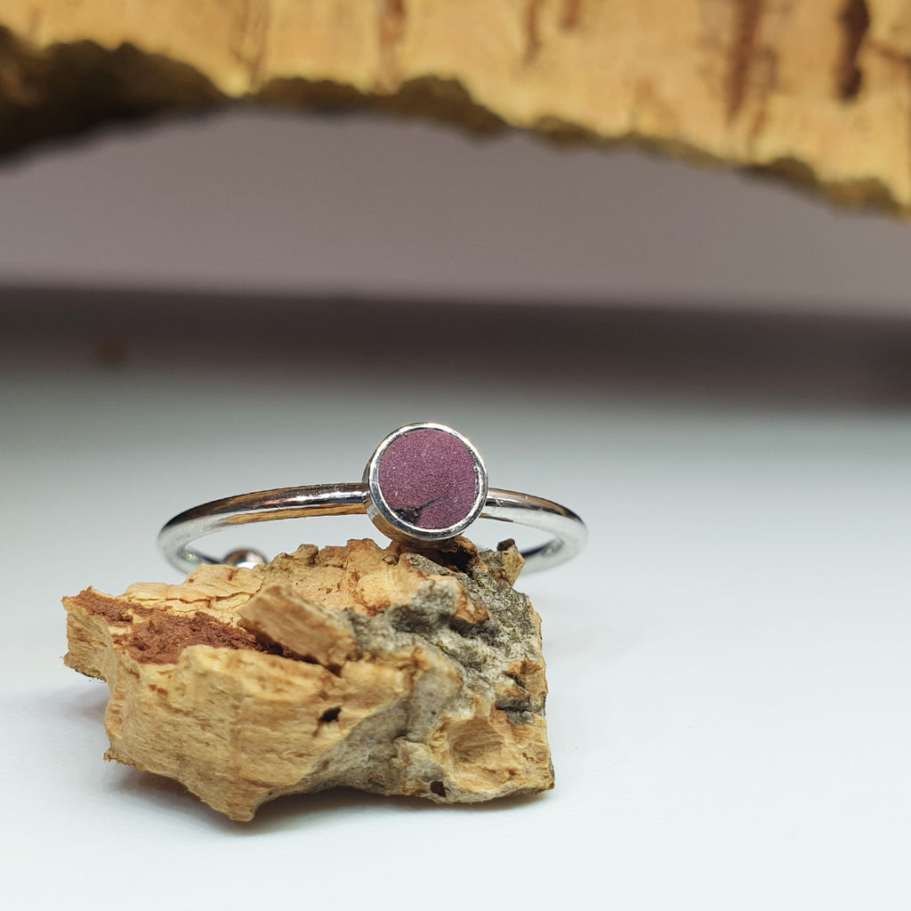 Fabrikk 1 Planet Stacking Ring | Small | Purple Music | Vegan Leather