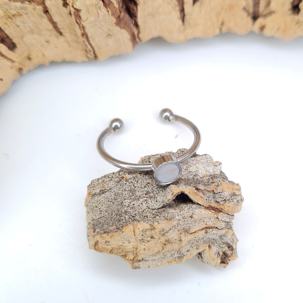 Fabrikk 1 Planet Stacking Ring | Small | Grey Area | Vegan Leather