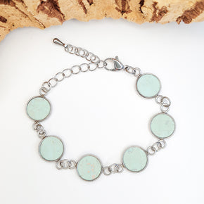 Fabrikk 6 Planet Bracelet | Mint Green | Vegan Leather